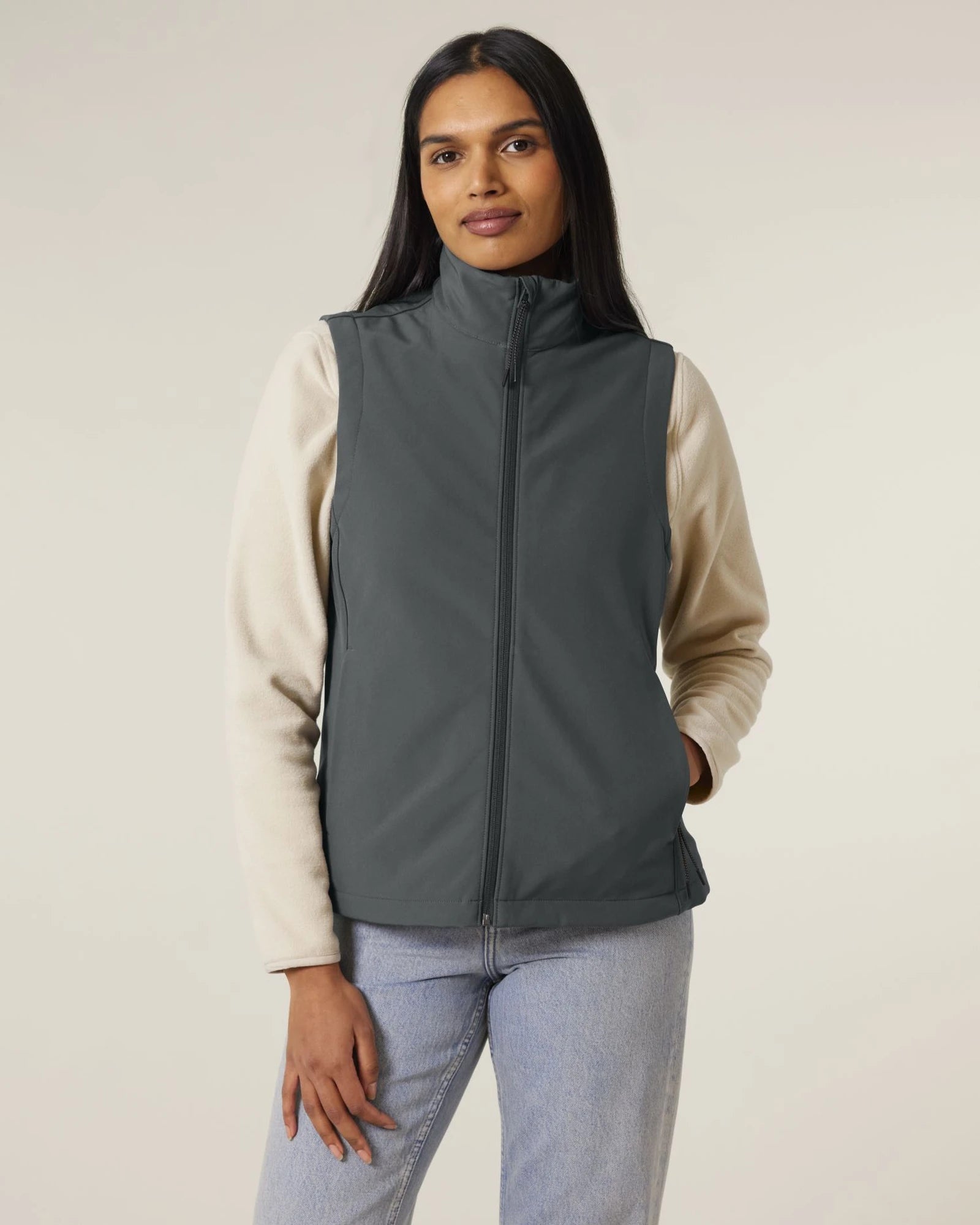Veste softshell femme Stanley/Stella Trail Blazer à personnaliser - Anthracite
