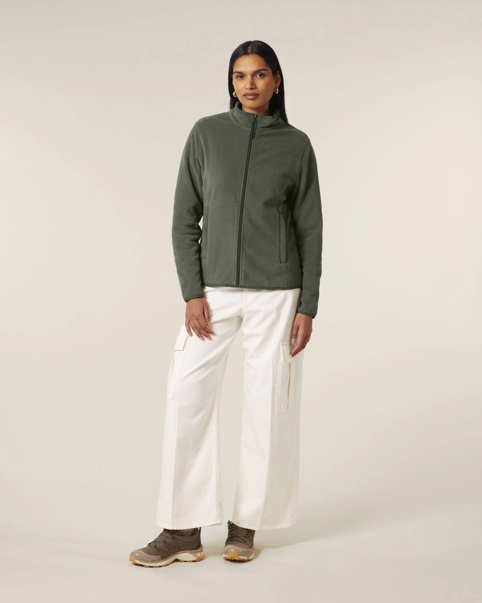 Veste légère matelassée polyester recyclé Stanley/Stella à personnaliser - Khaki