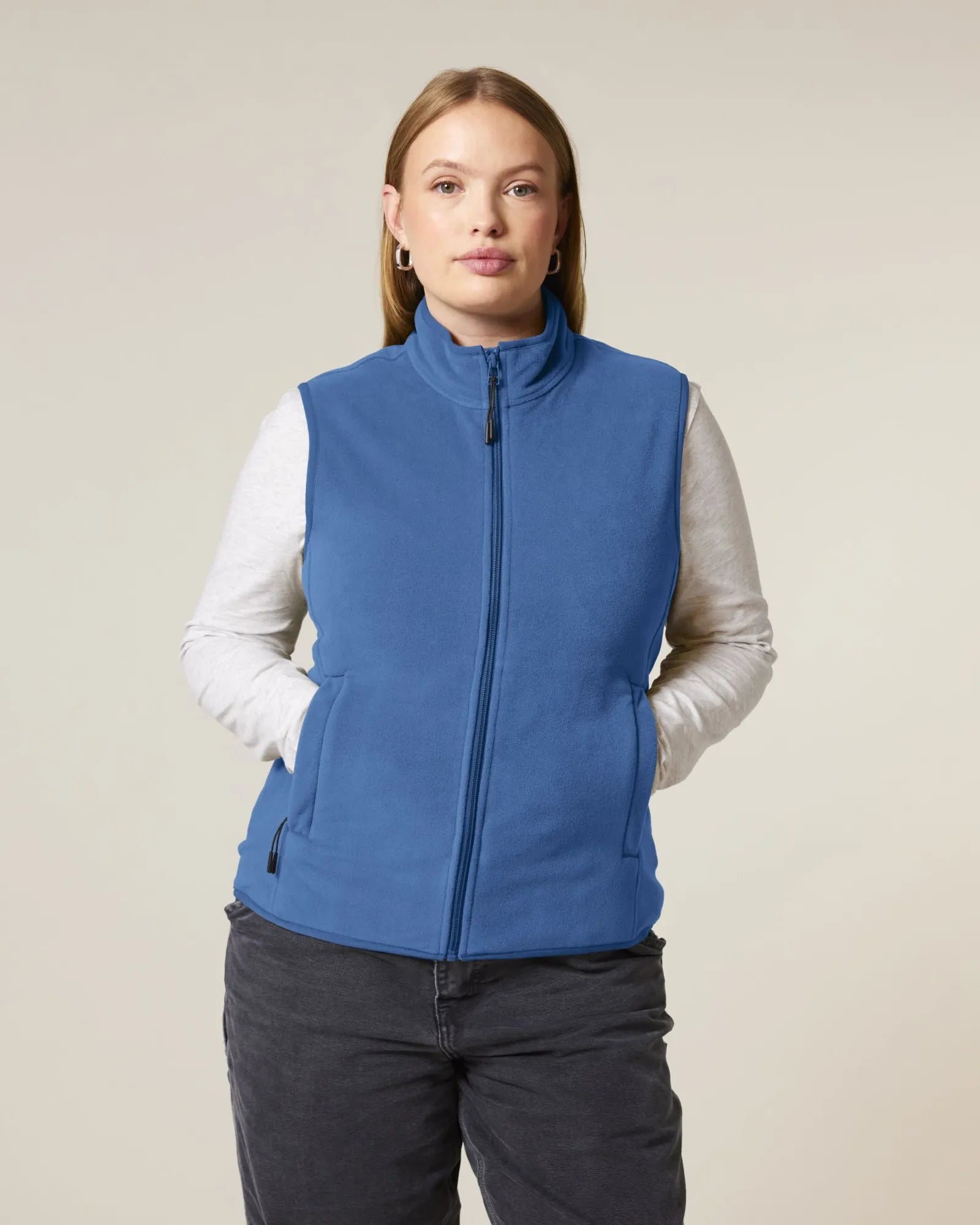 Veste polaire femme recyclée Stanley/Stella Quester à personnaliser - Mindful Blue