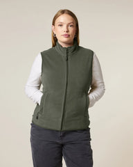 Veste polaire femme recyclée Stanley/Stella Quester à personnaliser - Khaki