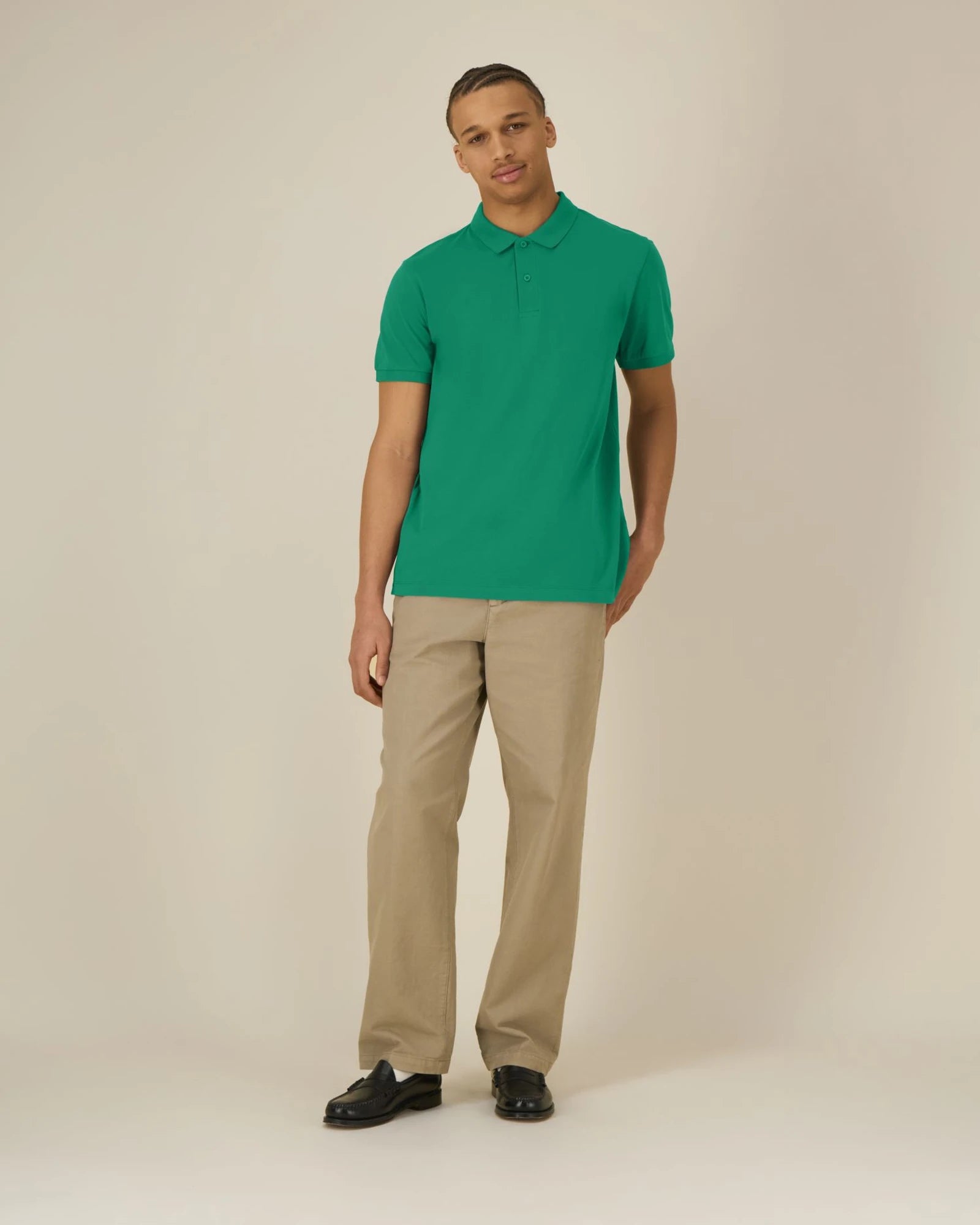 Polo coton bio Stanley/Stella Coaster à personnaliser - Verdant Green