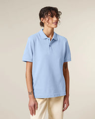 Polo coton bio Stanley/Stella Prepster 2.0 à personnaliser - Blue Soul