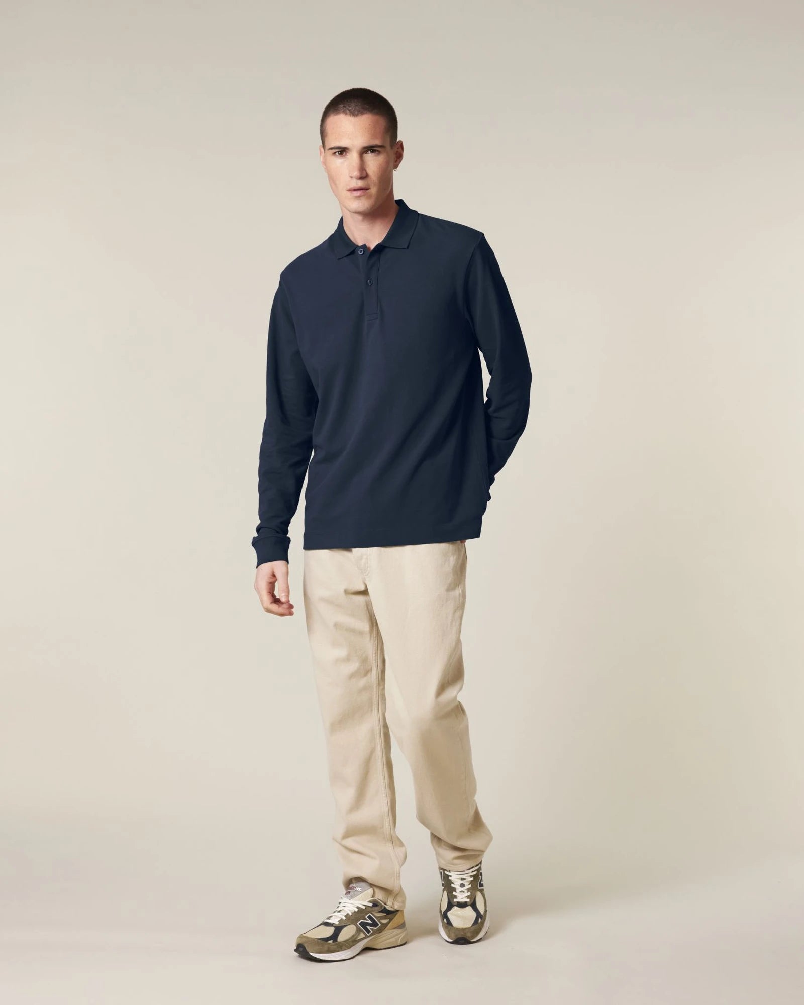 Polo coton bio Stanley/Stella Prepster 2.0 à personnaliser - French Navy