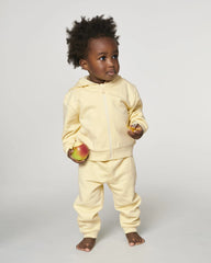 Sweat à capuche zippé bébé coton bio Stanley/Stella à personnaliser - Butter