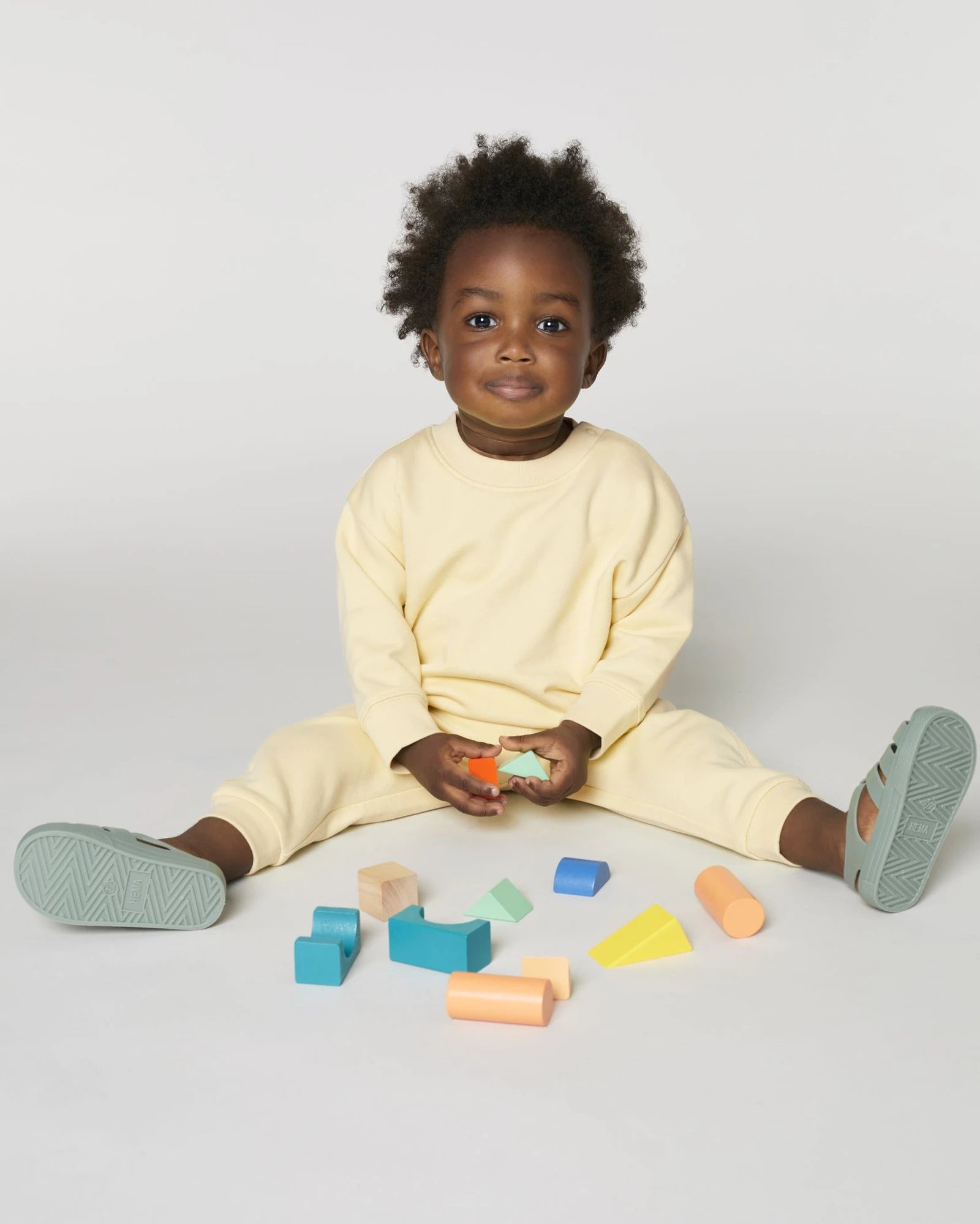 Sweat-shirt bébé coton bio Stanley/Stella à personnaliser - Butter