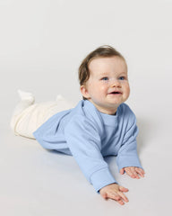 Sweat-shirt bébé coton bio Stanley/Stella à personnaliser - Blue Soul