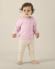Sweat-shirt bébé coton bio Stanley/Stella à personnaliser - Cotton Pink