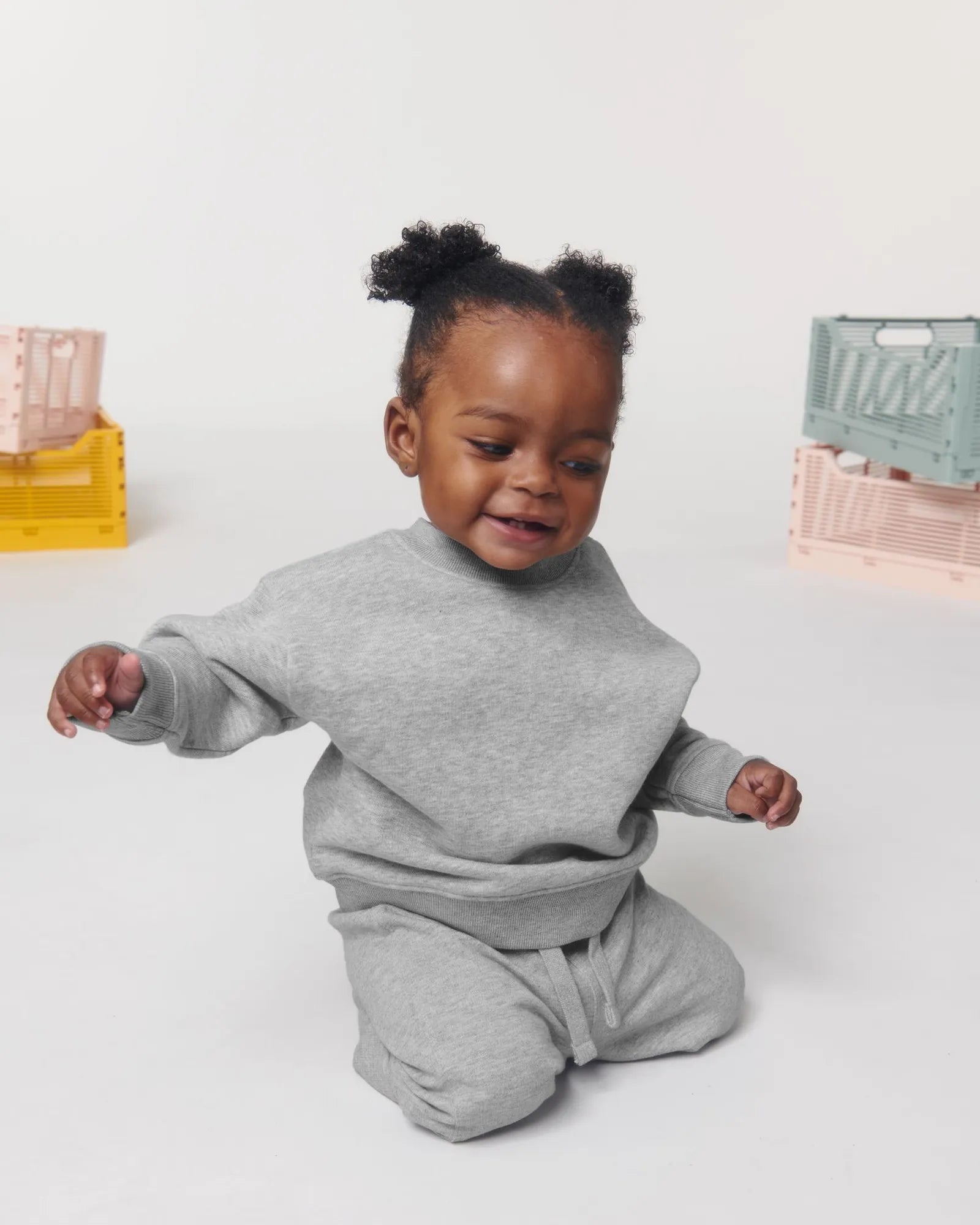 Sweat-shirt bébé coton bio Stanley/Stella à personnaliser - 1