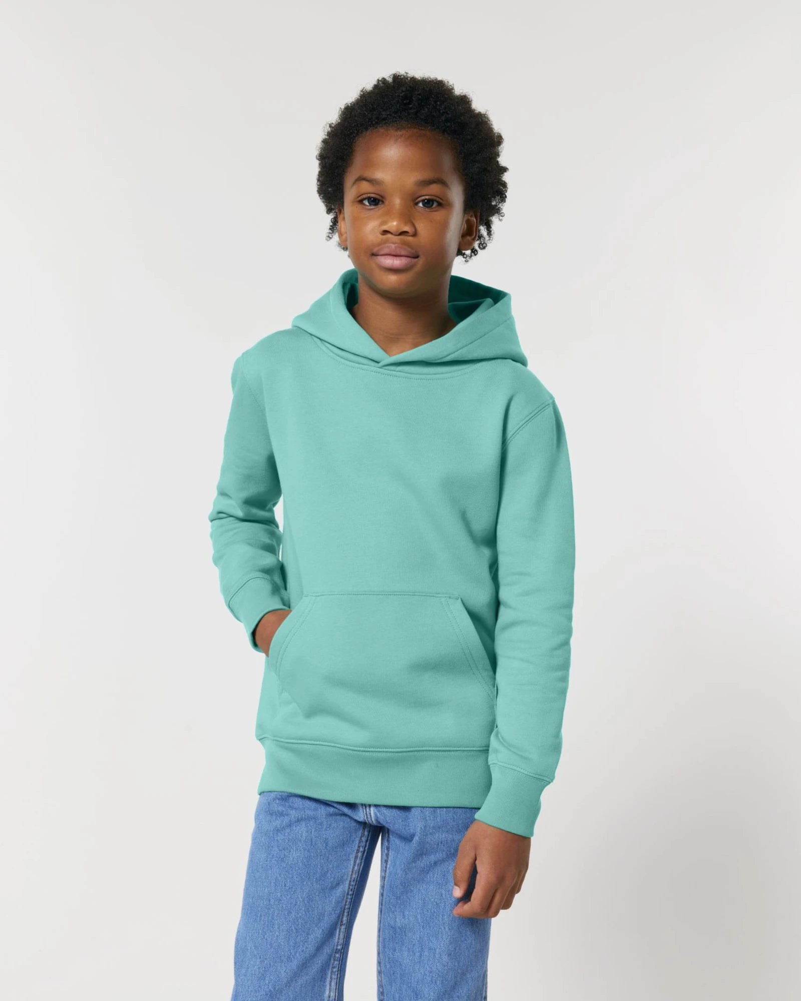 Sweat à capuche enfant Mini Cruiser 2.0 à personnaliser - Pool Blue
