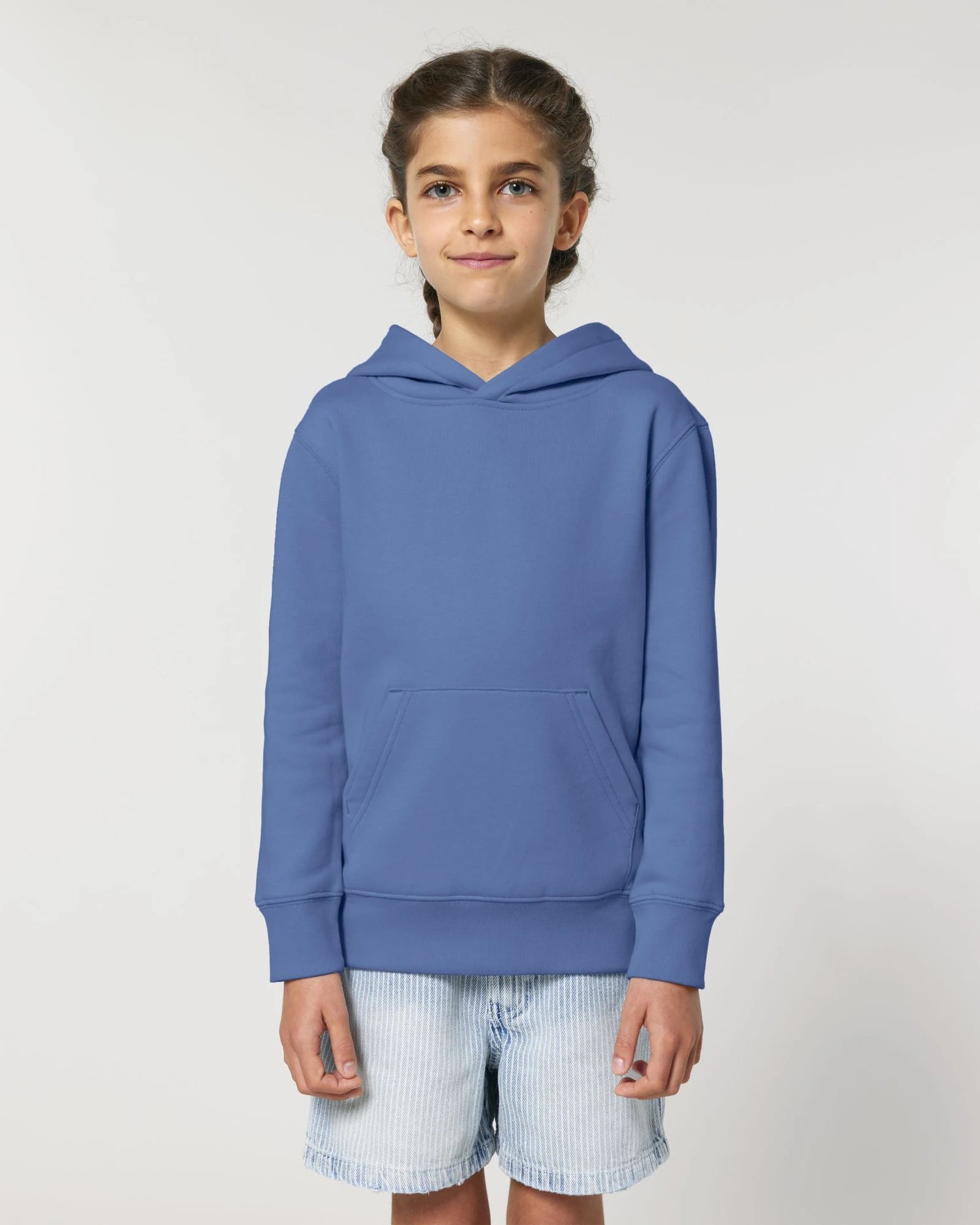 Sweat à capuche enfant Mini Cruiser 2.0 à personnaliser - Bright Blue