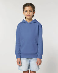 Sweat à capuche enfant Mini Cruiser 2.0 à personnaliser - Bright Blue