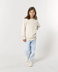 Sweat-shirt enfant coton bio Stanley/Stella Mini Changer 2.0 à personnaliser - Eco Heather