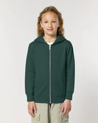 Sweat à capuche zippé enfant Stanley/Stella Mini Cultivator à personnaliser - Glazed Green
