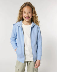 Sweat à capuche zippé enfant Stanley/Stella Mini Cultivator à personnaliser - Blue Soul