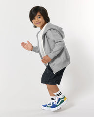 Sweat à capuche zippé enfant Stanley/Stella Mini Cultivator à personnaliser - Heather Grey