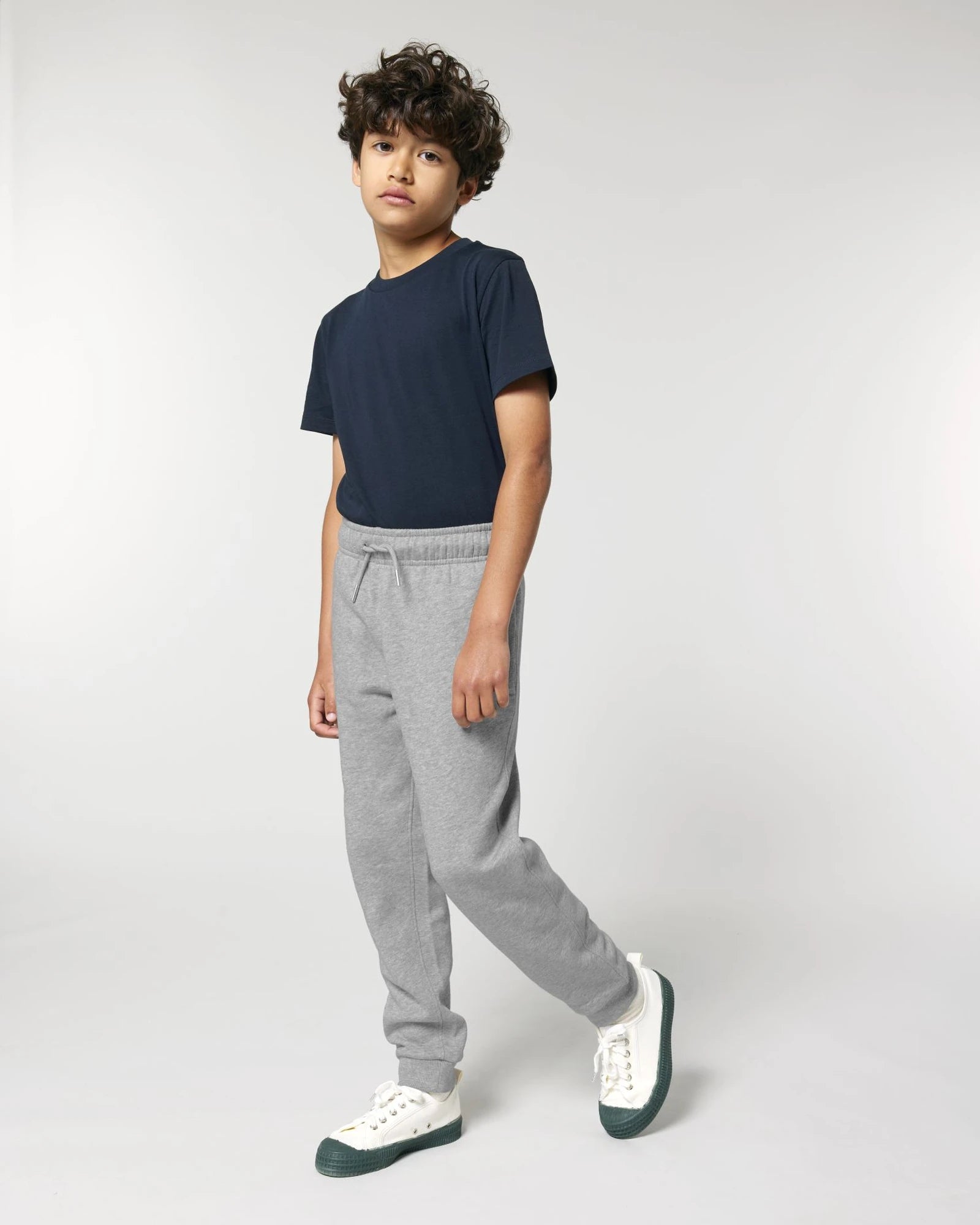 Pantalon de jogging enfant coton bio Stanley/Stella à personnaliser - Heather Grey