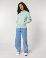 Sweat à capuche unisexe coton bio Stanley/Stella à personnaliser - Caribbean Blue