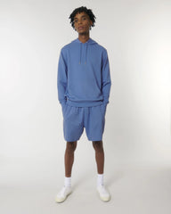 Sweat à capuche unisexe coton bio Stanley/Stella à personnaliser - Bright Blue