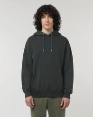 Sweat à capuche coton bio Stanley/Stella Archer à personnaliser - G. Dyed Black Rock