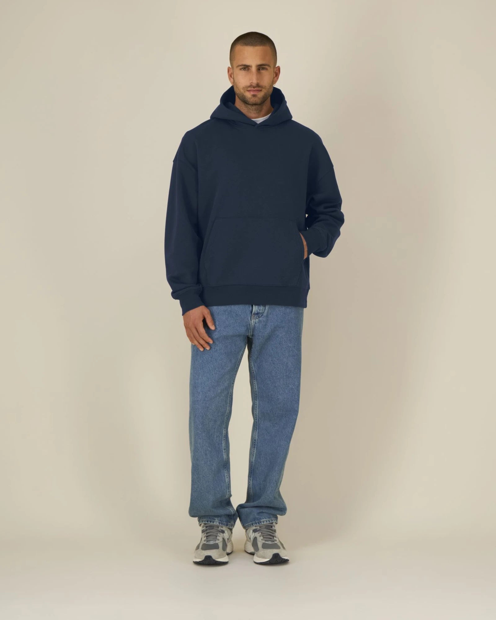 Sweat à capuche unisexe coton bio Stanley/Stella à personnaliser - French Navy