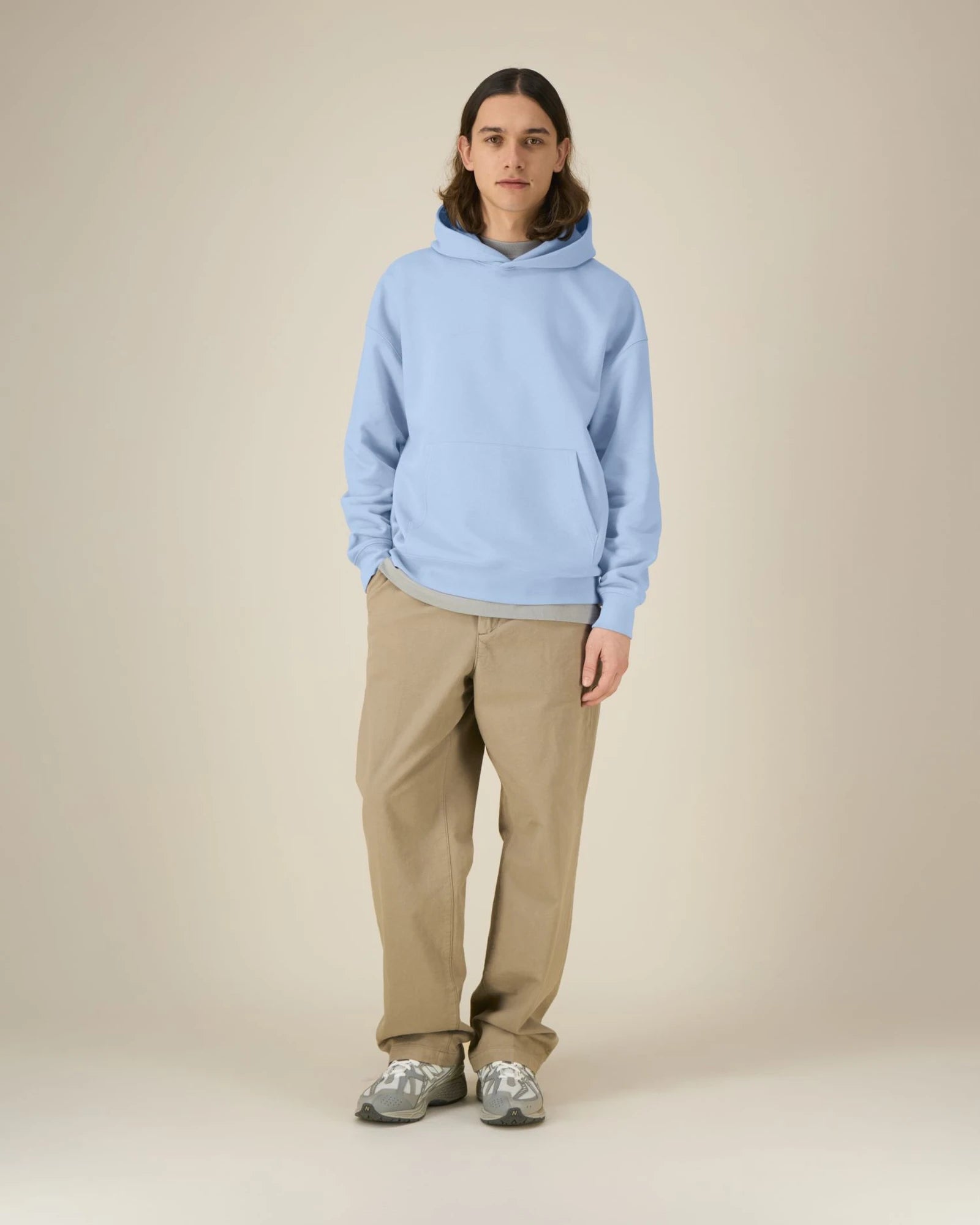 Sweat à capuche unisexe coton bio Stanley/Stella à personnaliser - Blue Soul