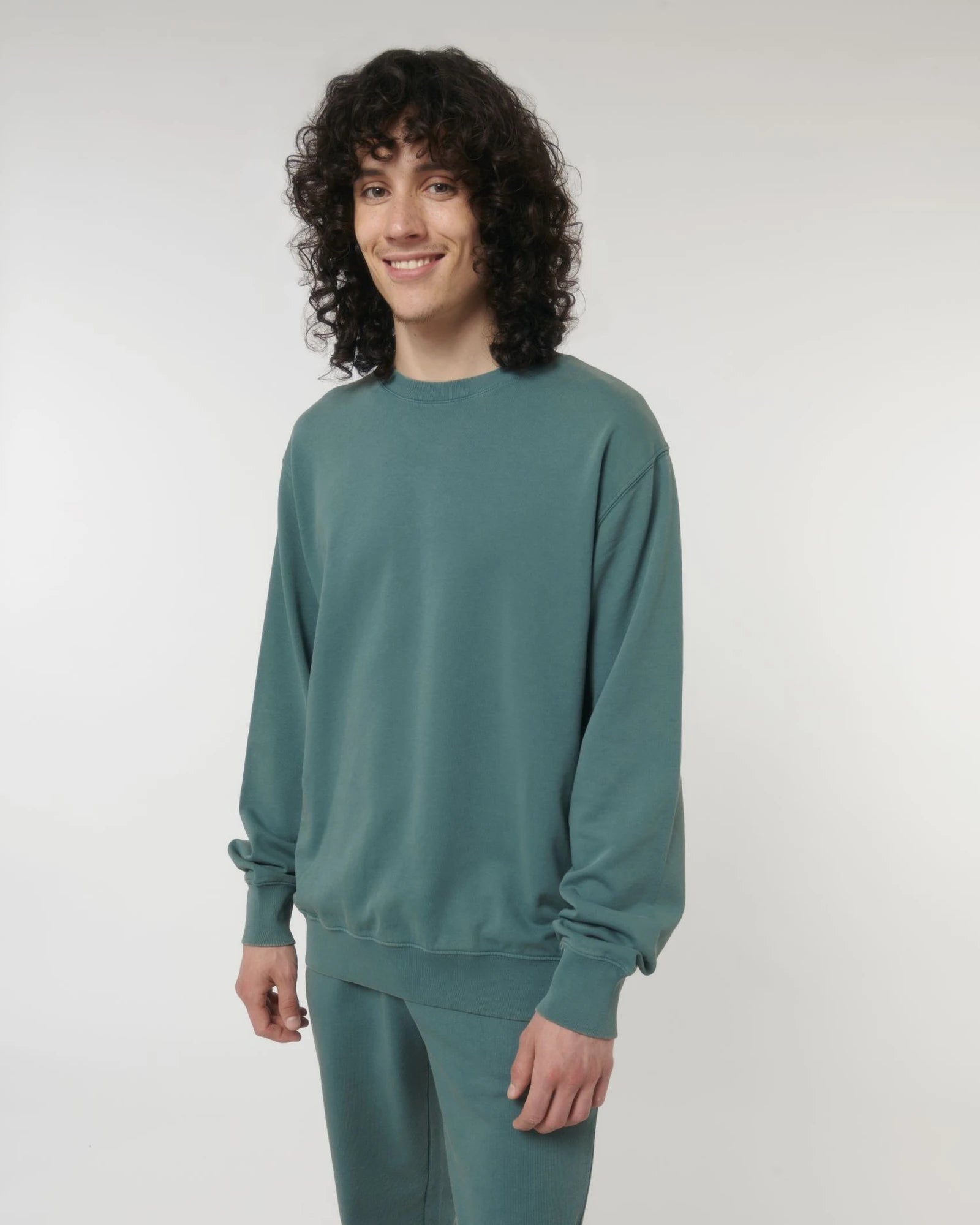 Sweat-shirt unisexe coton bio Stanley/Stella Matcher à personnaliser - G. Dyed Hydro