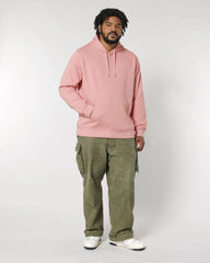 Sweat à capuche unisexe coton bio Stanley/Stella Drummer à personnaliser - Canyon Pink