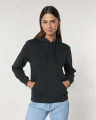 Sweat à capuche unisexe coton bio Stanley/Stella Drummer à personnaliser - Black