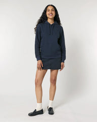 Sweat à capuche unisexe coton bio Stanley/Stella Drummer à personnaliser - French Navy