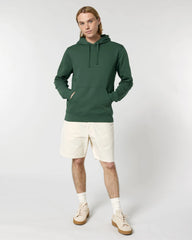 Sweat à capuche unisexe coton bio Stanley/Stella Drummer à personnaliser - Bottle Green