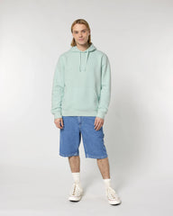 Sweat à capuche unisexe coton bio Stanley/Stella Drummer à personnaliser - Caribbean Blue