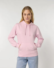 Sweat à capuche unisexe coton bio Stanley/Stella Drummer à personnaliser - Cotton Pink