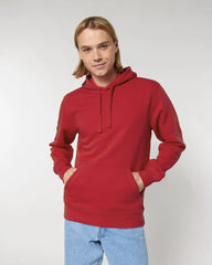 Sweat à capuche unisexe coton bio Stanley/Stella Drummer à personnaliser - Red