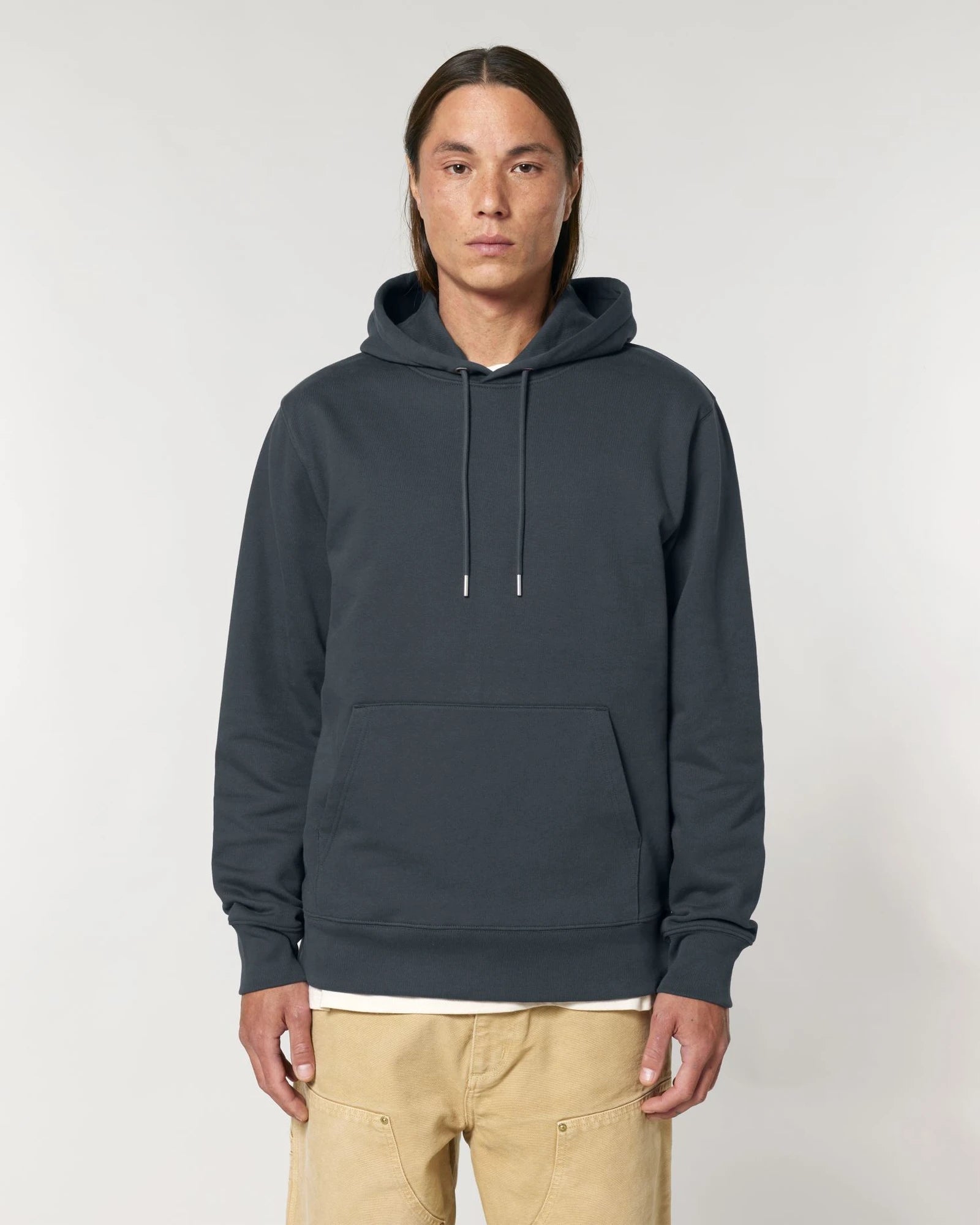 Sweat à capuche Stanley/Stella Cruiser 2.0 à personnaliser - India Ink Grey