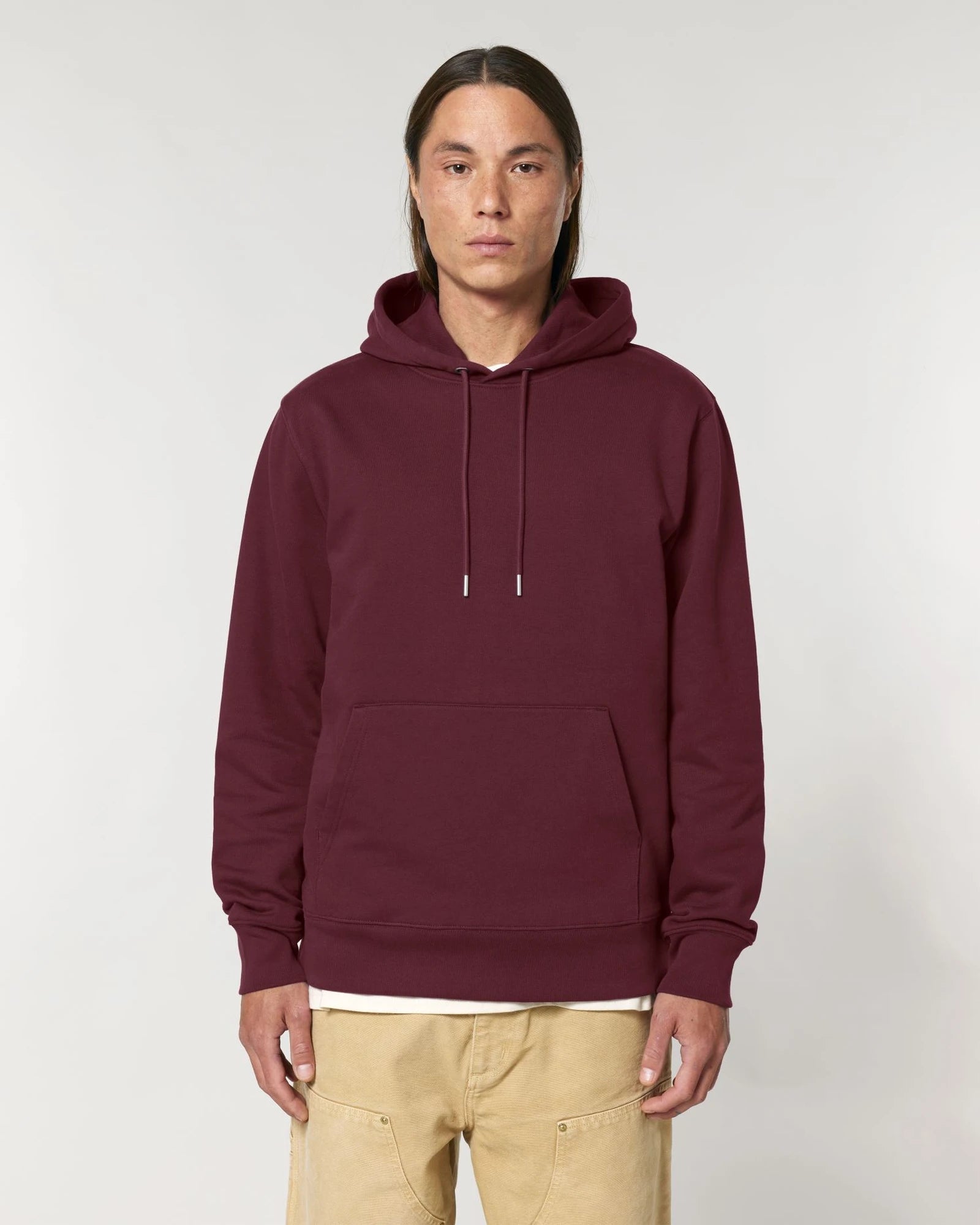 Sweat à capuche Stanley/Stella Cruiser 2.0 à personnaliser - Burgundy