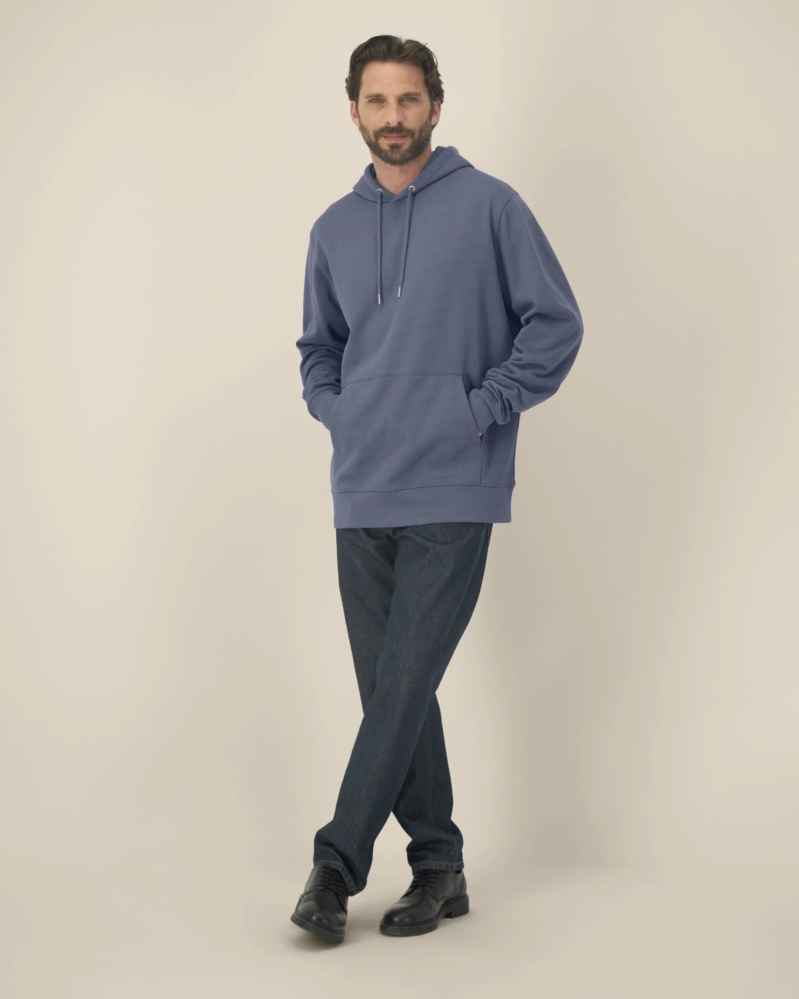 Sweat à capuche Stanley/Stella Cruiser 2.0 à personnaliser - Blue Grey