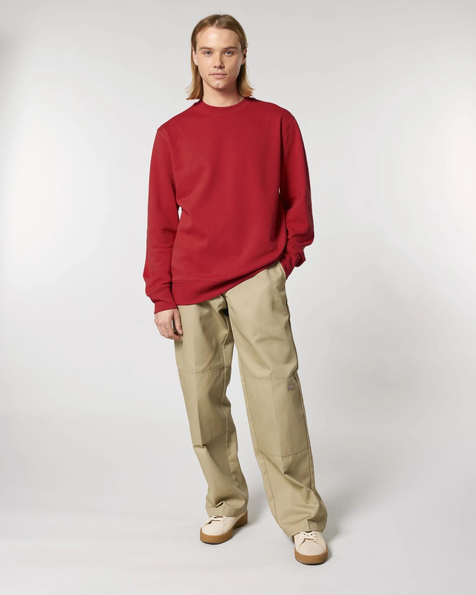 Sweat-shirt unisexe coton bio Stanley/Stella Changer à personnaliser - Red