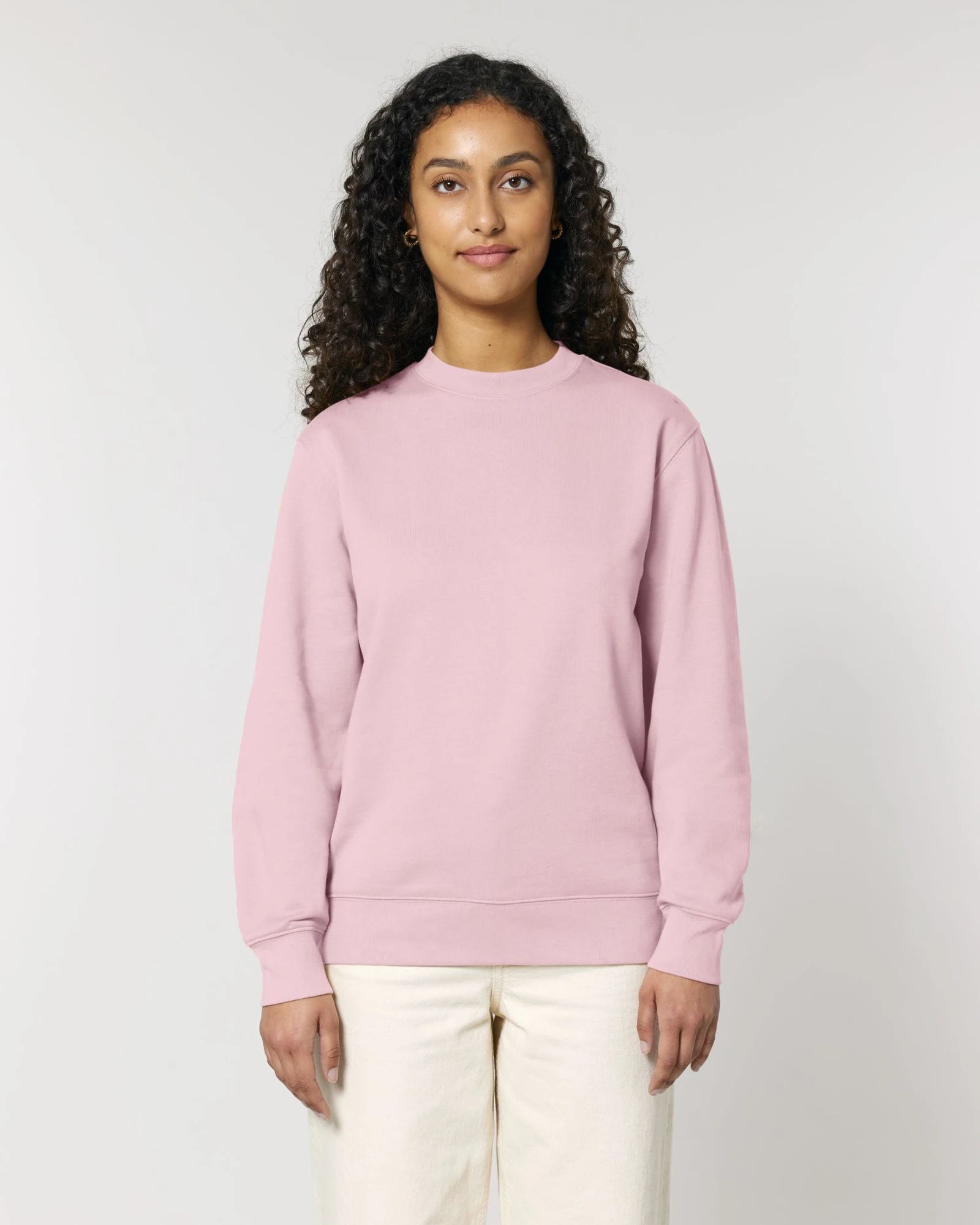 Sweat-shirt unisexe coton bio Stanley/Stella Changer à personnaliser - Cotton Pink