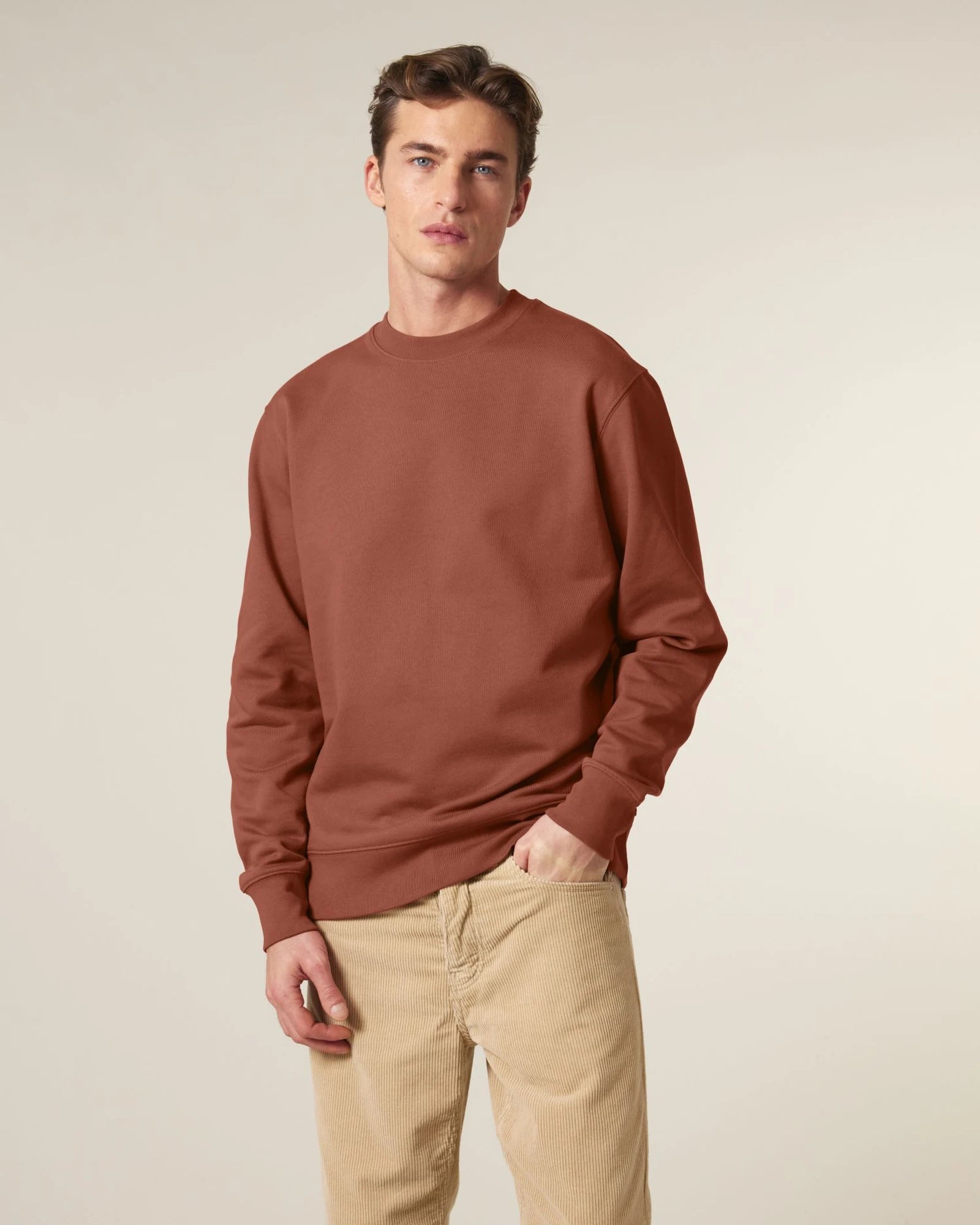 Sweat-shirt unisexe coton bio Stanley/Stella Changer à personnaliser - Heritage Brown