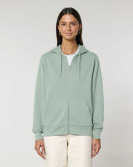 Sweat zippé unisexe coton bio Stanley/Stella Cultivator à personnaliser - Aloe