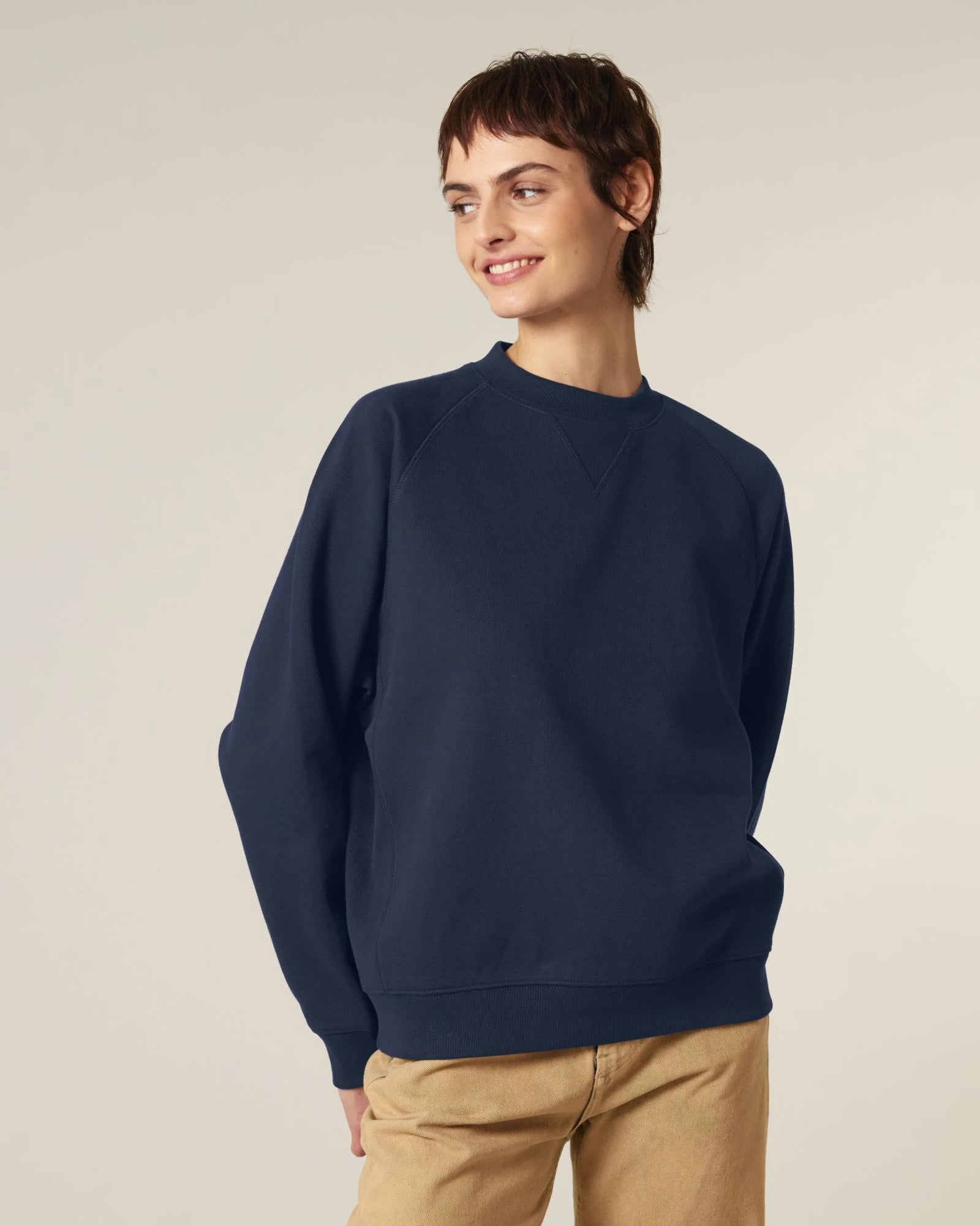 Sweat-shirt unisexe coton bio Stanley/Stella Knoxer à personnaliser - French Navy