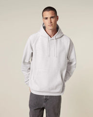 Sweat à capuche coton bio Stanley/Stella Striker à personnaliser - Cool Heather Grey