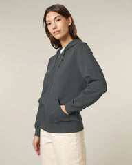 Sweat à capuche zippé unisexe Stanley/Stella Mixer à personnaliser - Anthracite