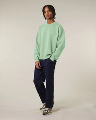 Sweat-shirt unisexe col rond Oversized Stanley/Stella Radder 2.0 à personnaliser - Misty Jade