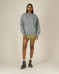 Sweat-shirt unisexe col rond Oversized Stanley/Stella Radder 2.0 à personnaliser - Misty Grey