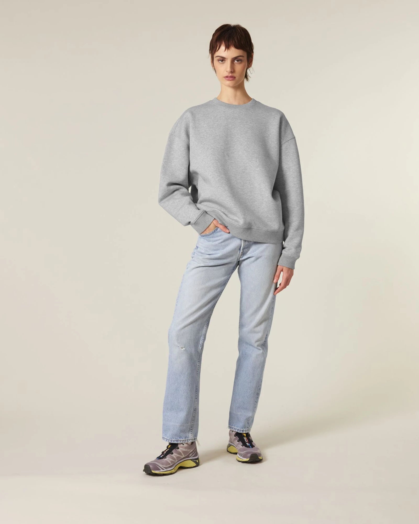 Sweat-shirt unisexe col rond Oversized Stanley/Stella Radder 2.0 à personnaliser - 11