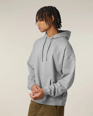 Sweat à capuche unisexe coton bio Stanley/Stella Slammer à personnaliser - Heather Grey