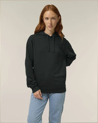Sweat à capuche unisexe coton bio Stanley/Stella Sounder à personnaliser - Black