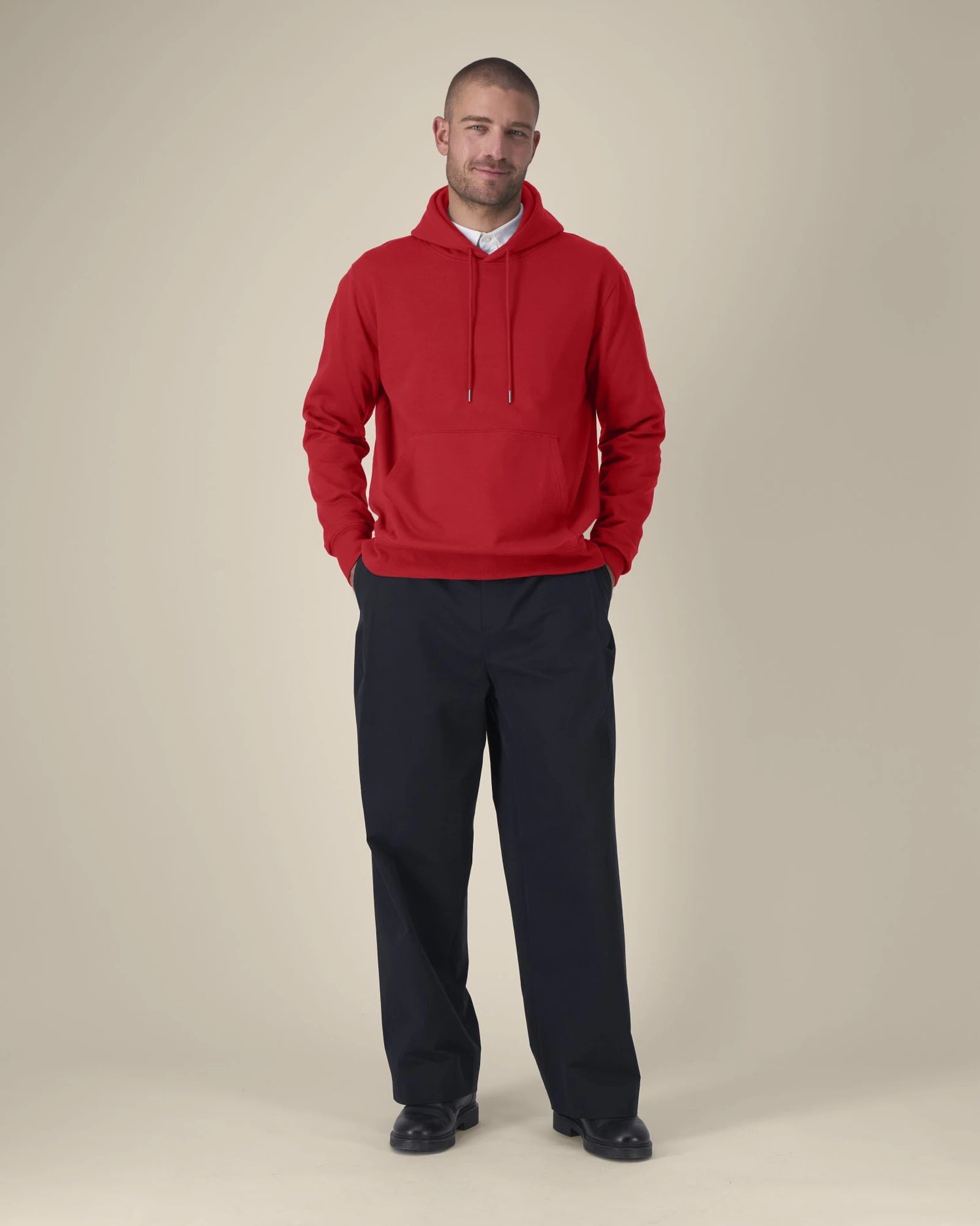 Sweat à capuche coton recyclé Stanley/Stella Gamechanger à personnaliser - Red