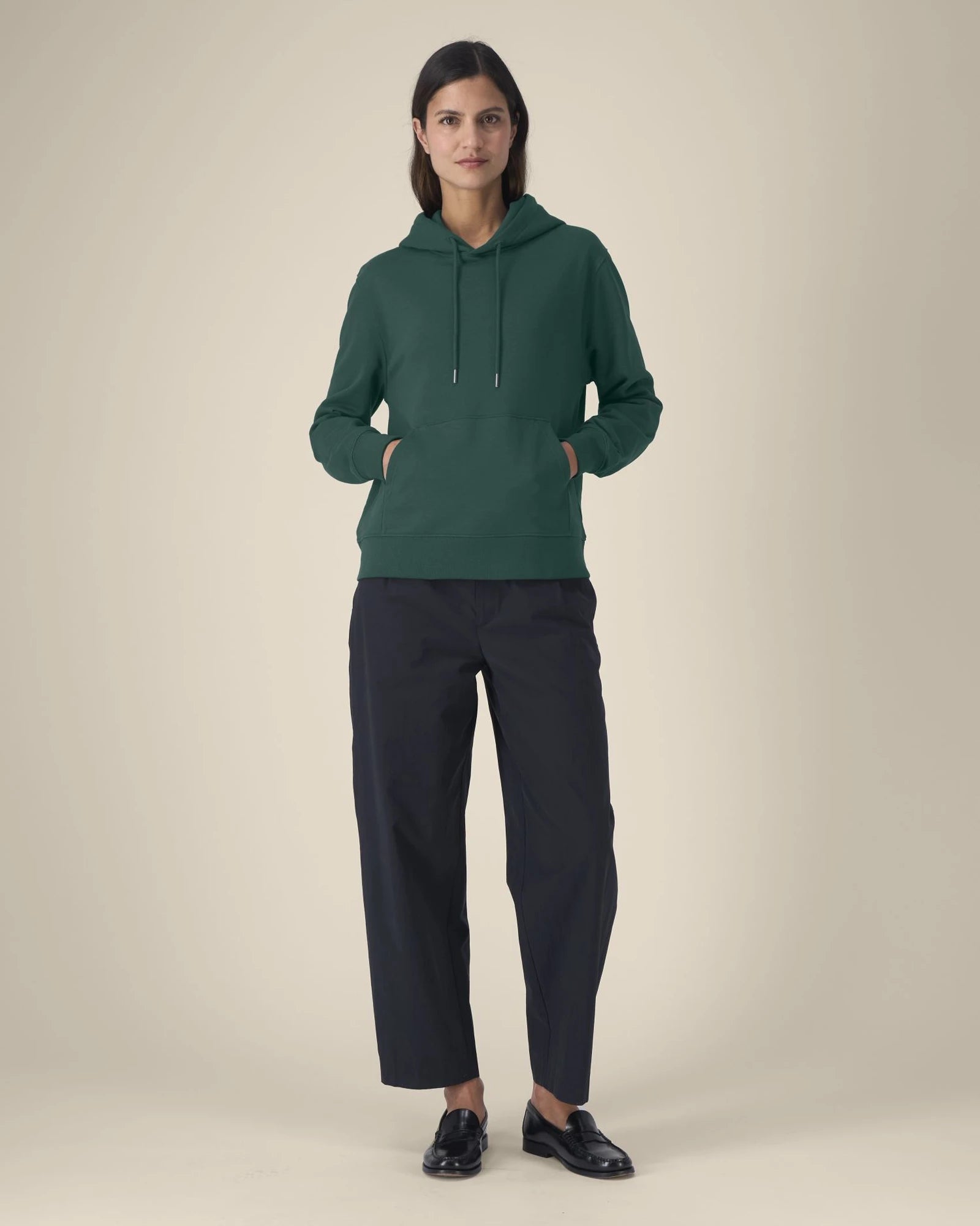 Sweat à capuche coton recyclé Stanley/Stella Gamechanger à personnaliser - Glazed Green